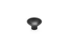 Bouton tazza ø50x30 zamac noir mat 