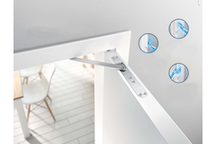 Geze active stop argentee (encastrable)  