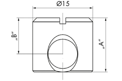 FF boîitier système de raccord acier 13.5x9mm 