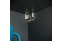 Kastophanger SH 25 vernikkeld met drevel 10mm rechts