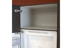 Geleidingsscharnier Kamat, Voor koelkast deur-op-deur constructie, openingshoek 115°