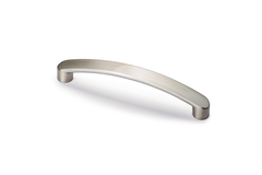Poignée Salona, entraxe de perçages 160, L 180 mm, B 19 mm, H 27 mm, aspect inox brossé