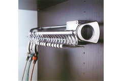 Supp.plastr+ceint.p430mm chrome extensible  