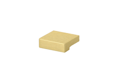 Bouton Moka ea16 32x30x10 alubrushed gold 