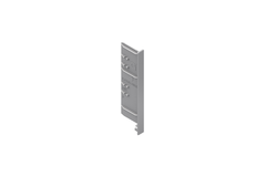Nova Pro cache pour front tiroir intérieur argent H90