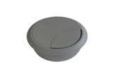 Kabelset 2-delig 60mm donker grijs