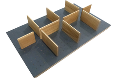 Modulo verdelerset eik korpus 120 (10 st)