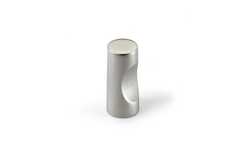 Bouton Almus, H 23 mm, ø 12 mm, Nickelé mat