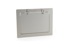 Couvercle + poignée guide déchêts inox 310x220mm 