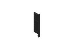 Nova Pro cache pour front tiroir intérieur noir H90