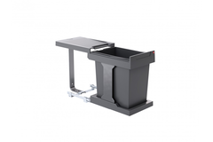 Poubelle hailo solo anthracite 20l 
