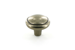 Bouton snowdon fonte couleur fer d34mm 