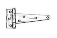 Scharnier t 8'' 110 x 255 verzinkt