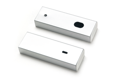 2 eindstukken vr 9001/9006 l:180mm rvs look