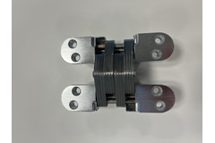 Onzichtbaar scharnier 116x27.8mm nikkel geborsteld