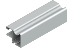 Vertikaal profiel TR10 Terra 2.6m alu zilver