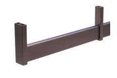 Support pour barre de penderie manganese linear alu