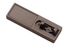Support pour barre de penderie manganese linear alu