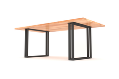 Piètement U Twin 40x110 noir mat