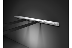 Element de fixation murale chrome  