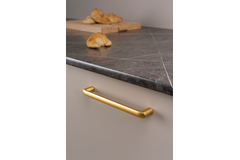 Greep roma ba160 l175 zamak geborsteld goud