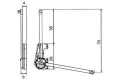 Élévateur lift 700 15 kg brun 