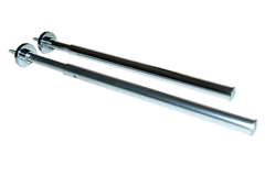 Porte-serviette rond chrome-1 bras 19x315mm  