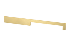Greep drimo 320mm alu brushed gold asymm