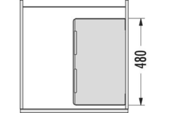 Hailo laundry etagere+ramasette gris  