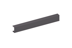 Kiaro alu profiel 550mm gunmetal