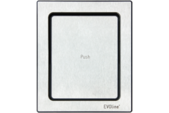 Evoline port push cuisine chargeur inox nl-d-l  2 prises/1 chargeur usb
