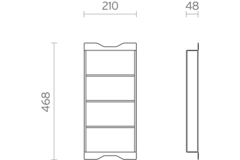 Filo box support verres noir 