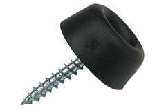 Butoir caoutchouc 20x11mm noir 