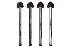 Clappo set de pied rabattable h.71 chrome  
