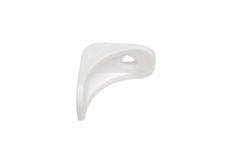 Équerre polypro petit modèle blanc  