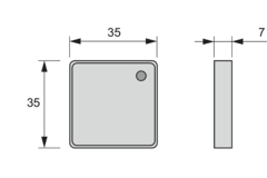 Led capacitieve sensor 12v/36w