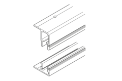 Hawa Multifold railset 3500mm