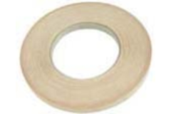 Melamine kantenband 22mm wit+struct-50m