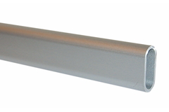 Tubes de penderies ovale 30x14/5000mm alu mat  