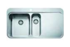 Franke Sinos rvs 1+1/2 bak 965x510 slimtop | vlakbouw