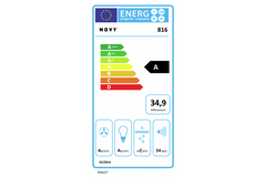 Novy Mini Pureline 60 cm mineral black afzonderlijke motor
