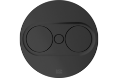 Twist2 rond noir mat b-f 1 prise + 2 usb a/c 22w 