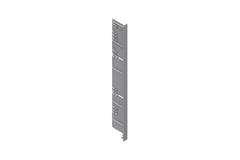 Nova Pro afdekkap voor front binnenlade zilver H186