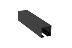 Star looprail 2m mat zwart
