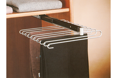 Support pantalons p48xl35cm chrome téléscopique  