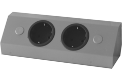 Box multiprises 2p nl-d 200mm inox  