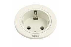 Evoline One prise anneau blanc + 3m câble b/f 