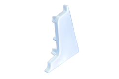 Embout profil droit gris  