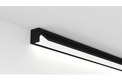 Kos 600 7,20 W 3000K noir mat + interrupteur 