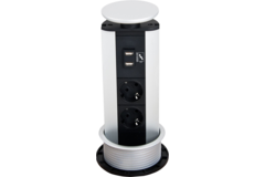 Evoline powerport usb look alu b-f avec chargeur u sb 